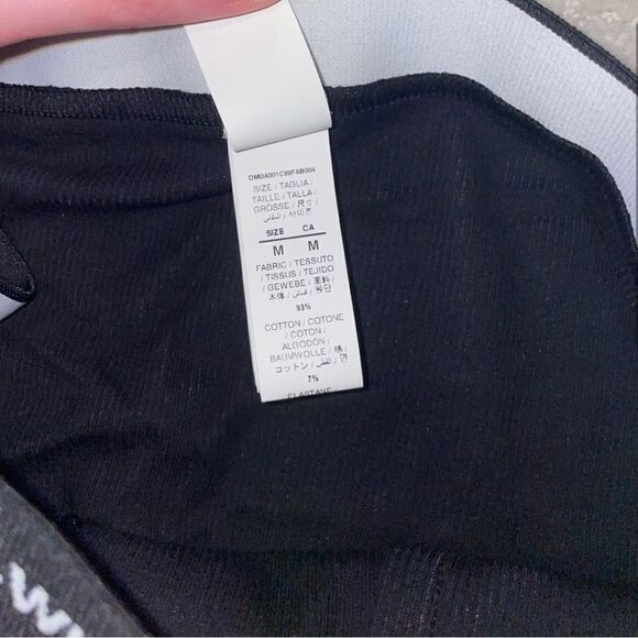 Off-White NWT Ribbed Boxers in Black Size M - Picture 4 of 5